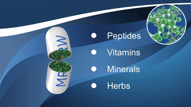 Daudzkomonentu dabīgie peptīdu bioregulātori