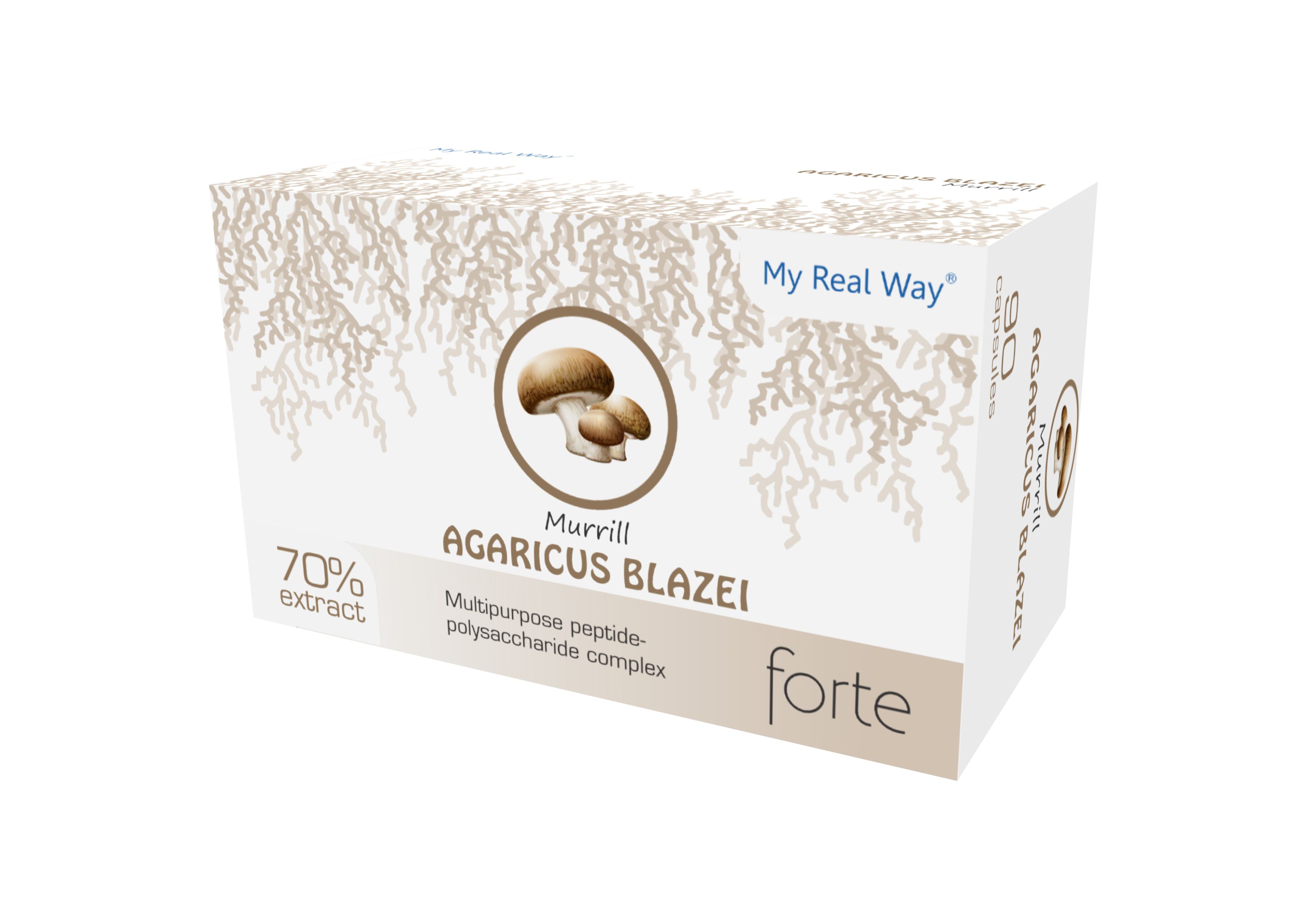 Agaricus Blazei Murrill 70% sēnes Agarika ekstrakts