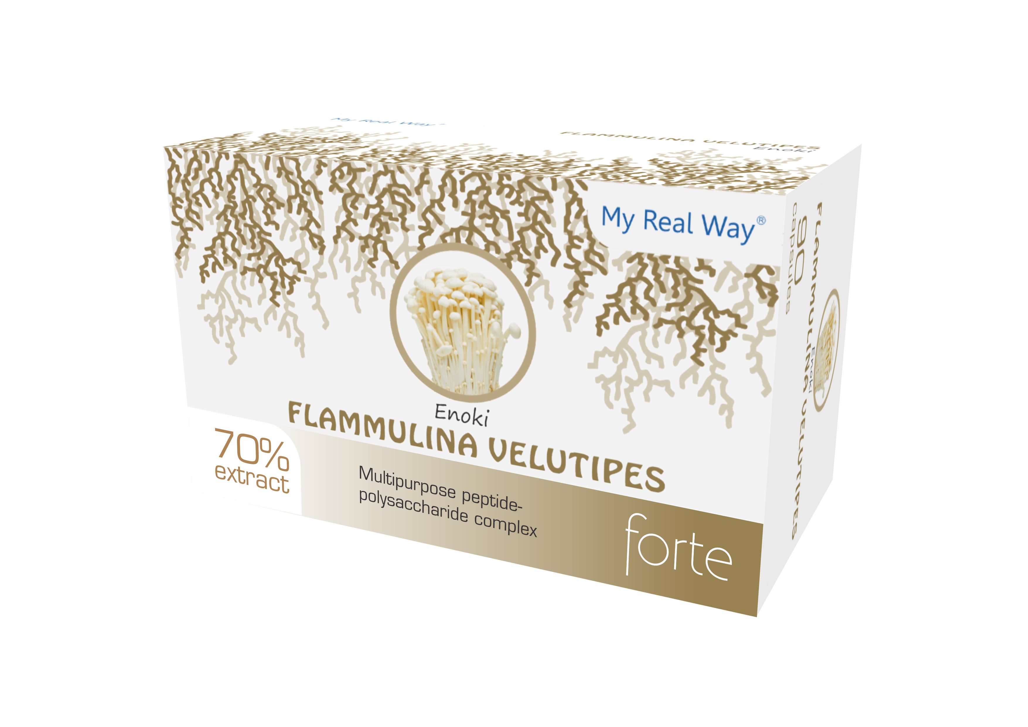 Flammulina velutipes 70% Enoki sēnes ekstrakts