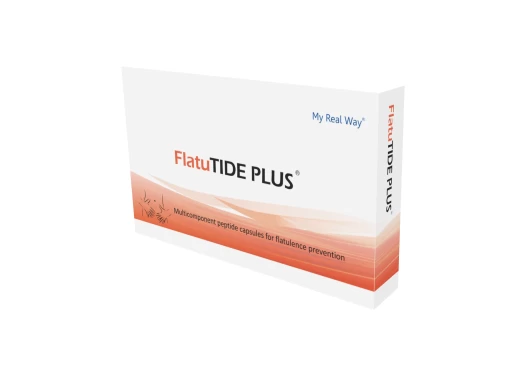 FlatuTIDE PLUS peptīdi pie vēdera pūšanās