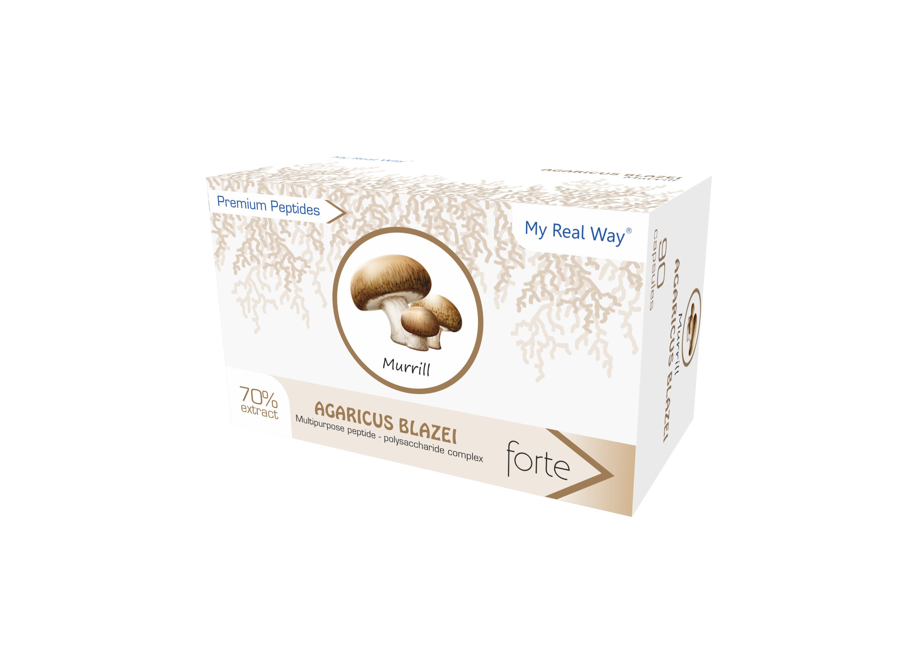 Agaricus Blazei Murrill 70% sēnes Agarika ekstrakts
